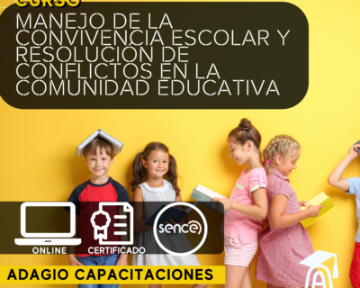 Capacitación para encargado de convivencia escolar: Curso de manejo de la convivencia  escolar y resolución de conflictos 2025